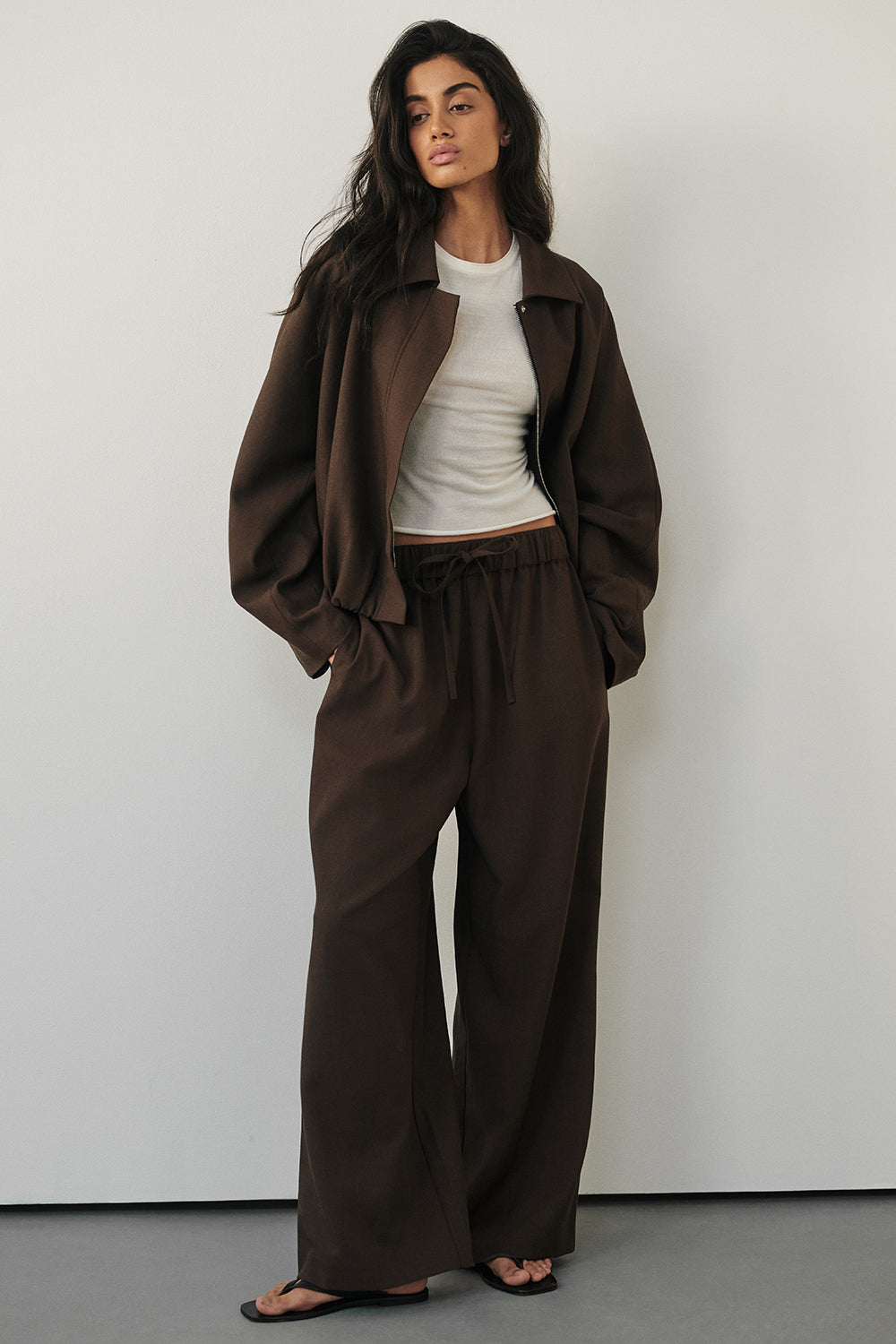 KENDALL MILK CHOC BOMBER JACKET