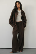 KENDALL MILK CHOC BOMBER JACKET