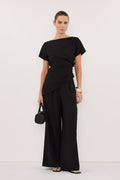 PARKER BLACK ASYM TOP
