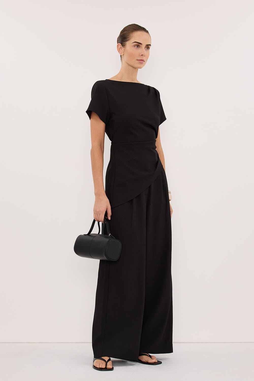 PARKER BLACK ASYM TOP
