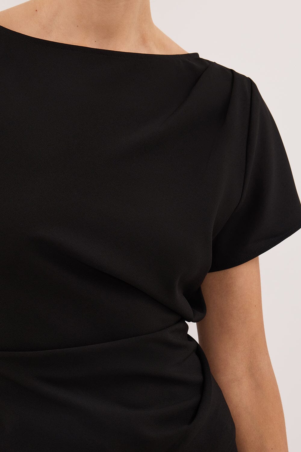 PARKER BLACK ASYM TOP