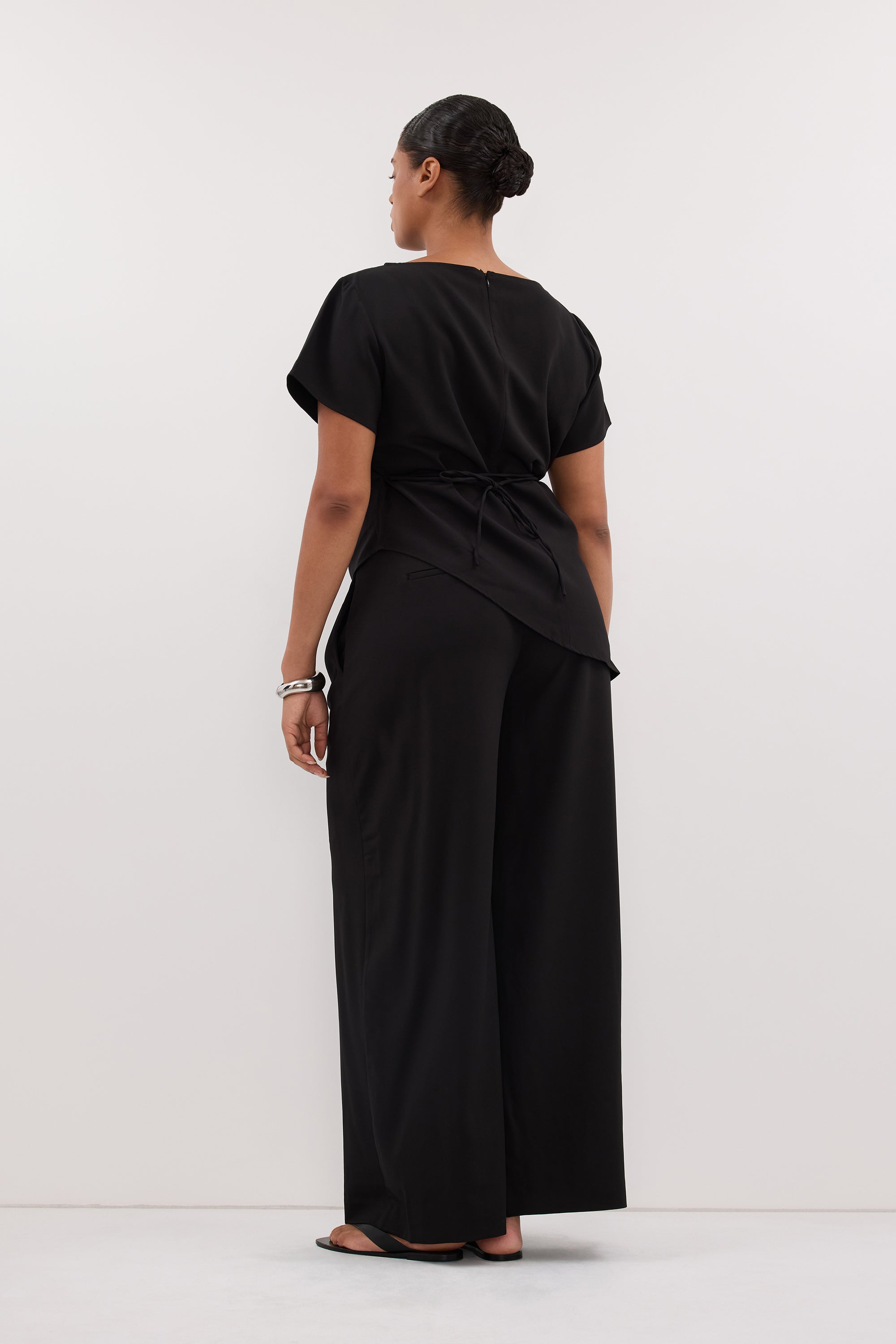 PARKER BLACK ASYM TOP