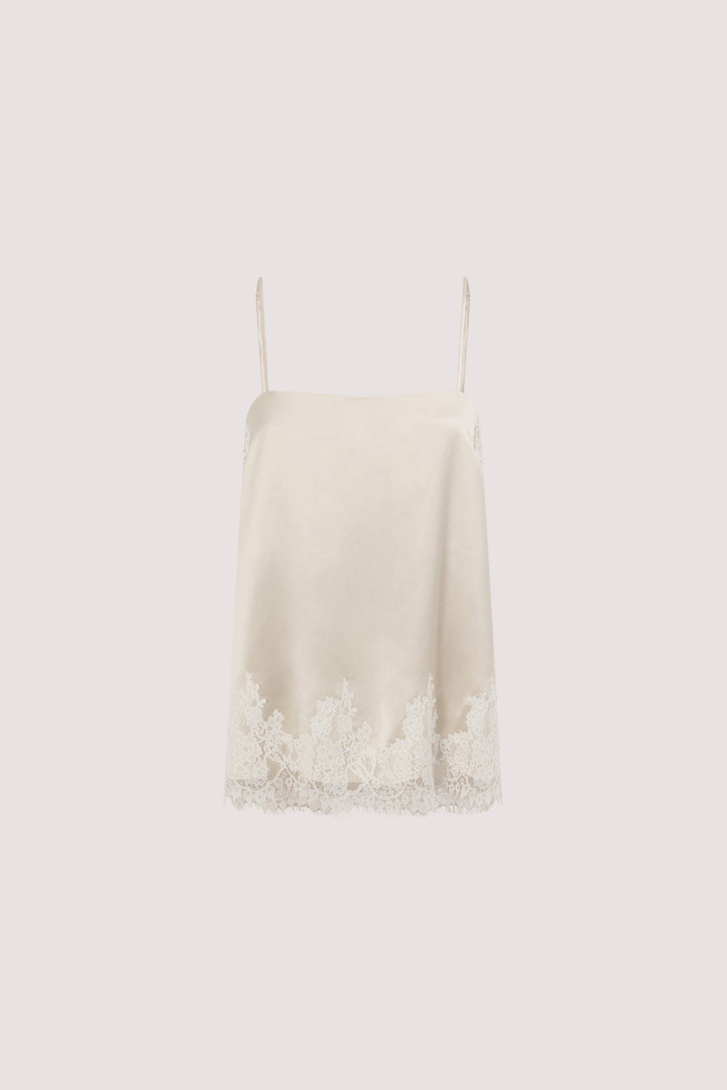 SELENE OYSTER SATIN CAMI 