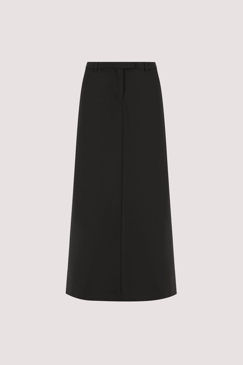 PARKER BLACK TAILORED MAXI SKIRT