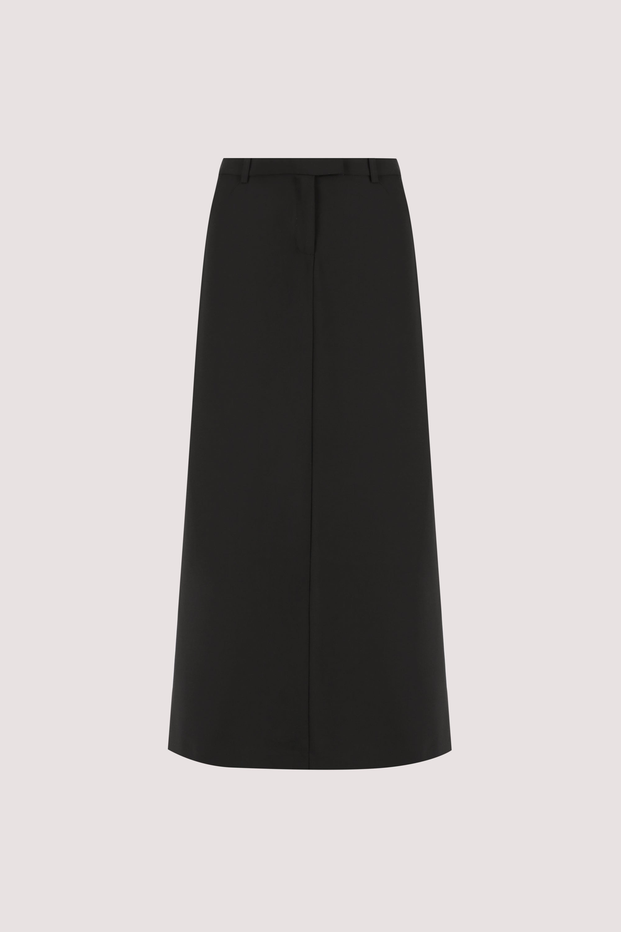PARKER BLACK TAILORED MAXI SKIRT