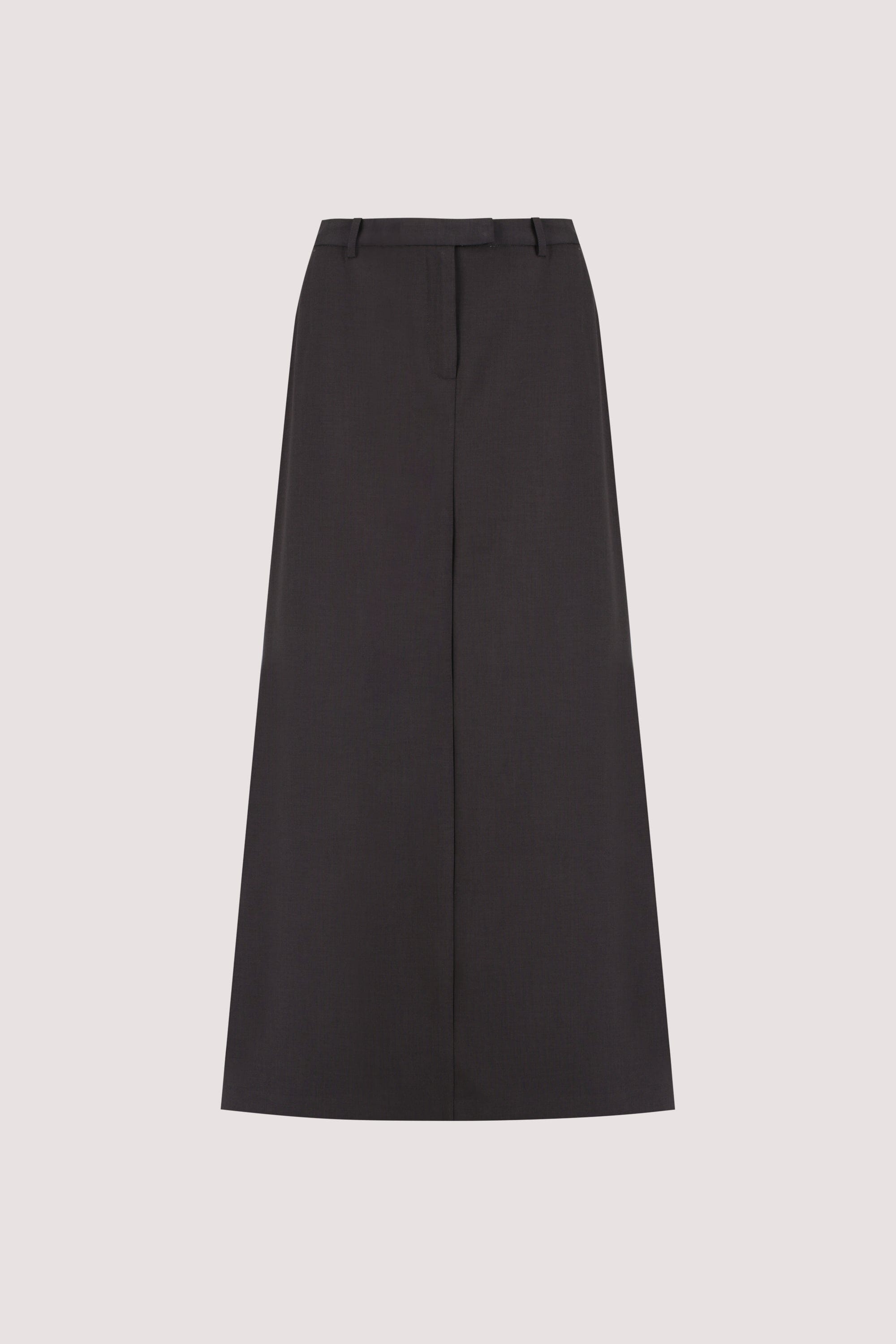 PARKER GREY TAILORED MAXI SKIRT