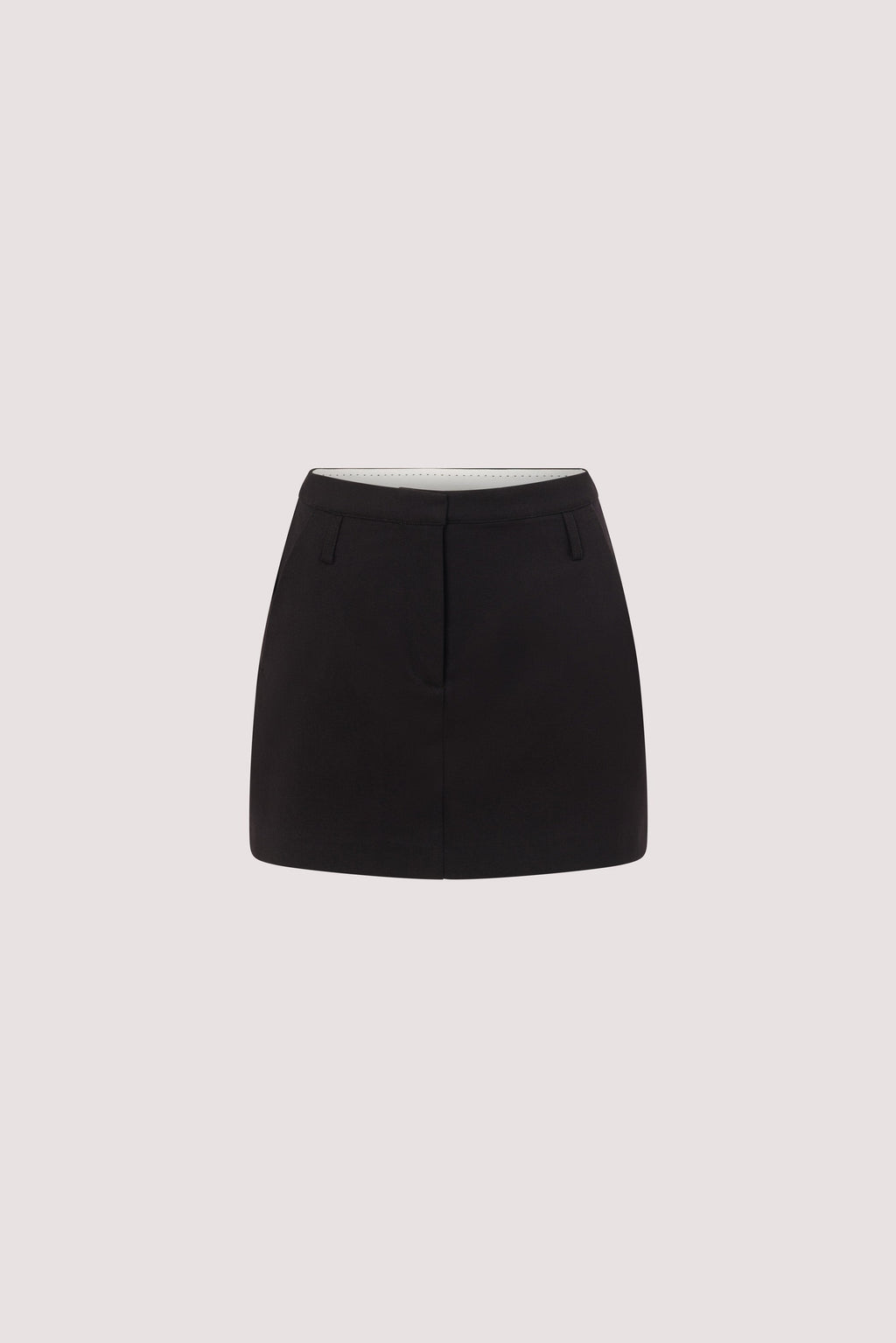ROSLYN BLACK TAILORED SKORT