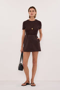 ELLE DARK CHOC SKORT