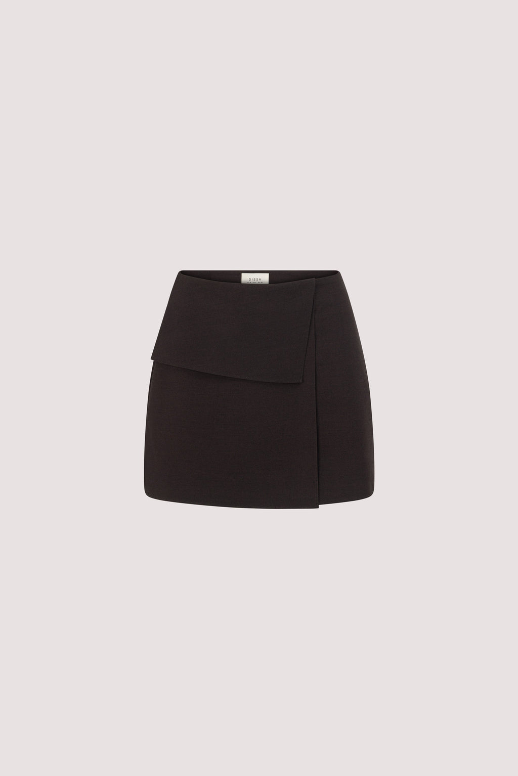 WINSOR PEAT CHOC TAILORED SKIRT