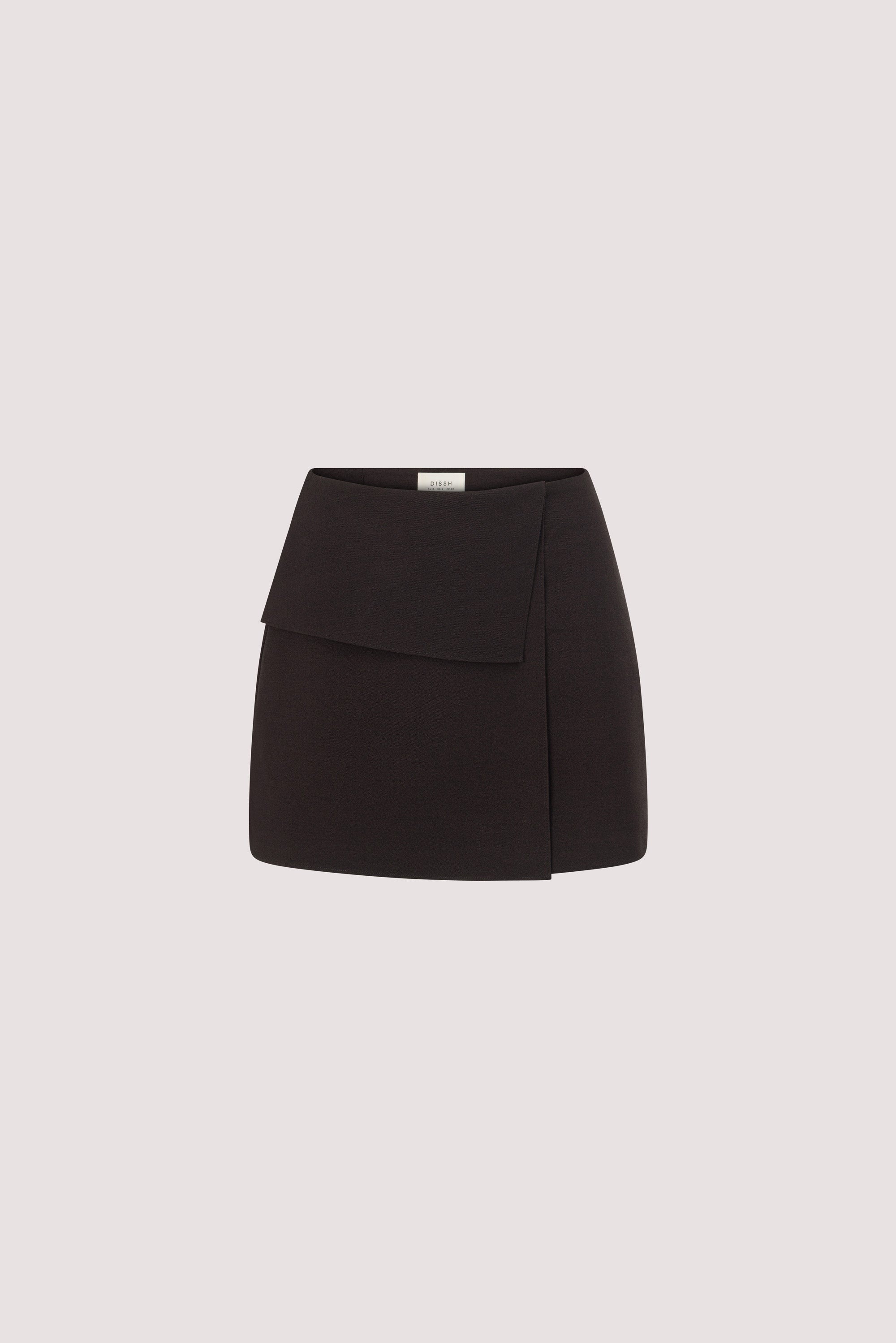 WINSOR PEAT CHOC TAILORED SKIRT