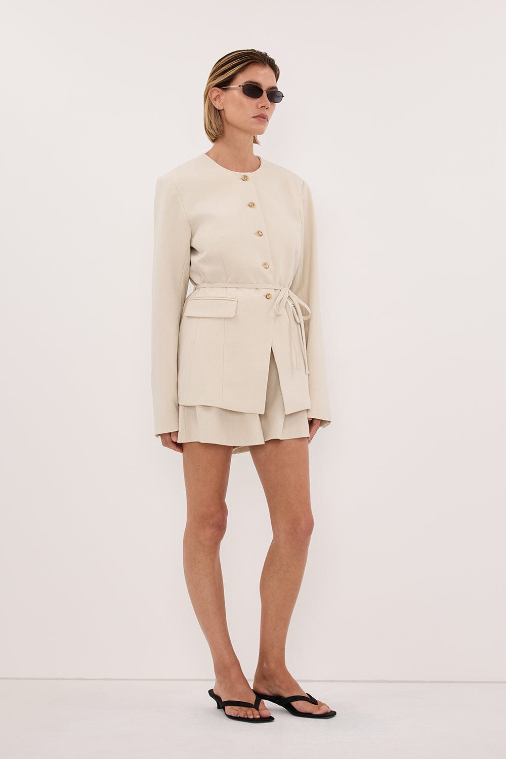 CYRUS BONE TAILORED SHORT