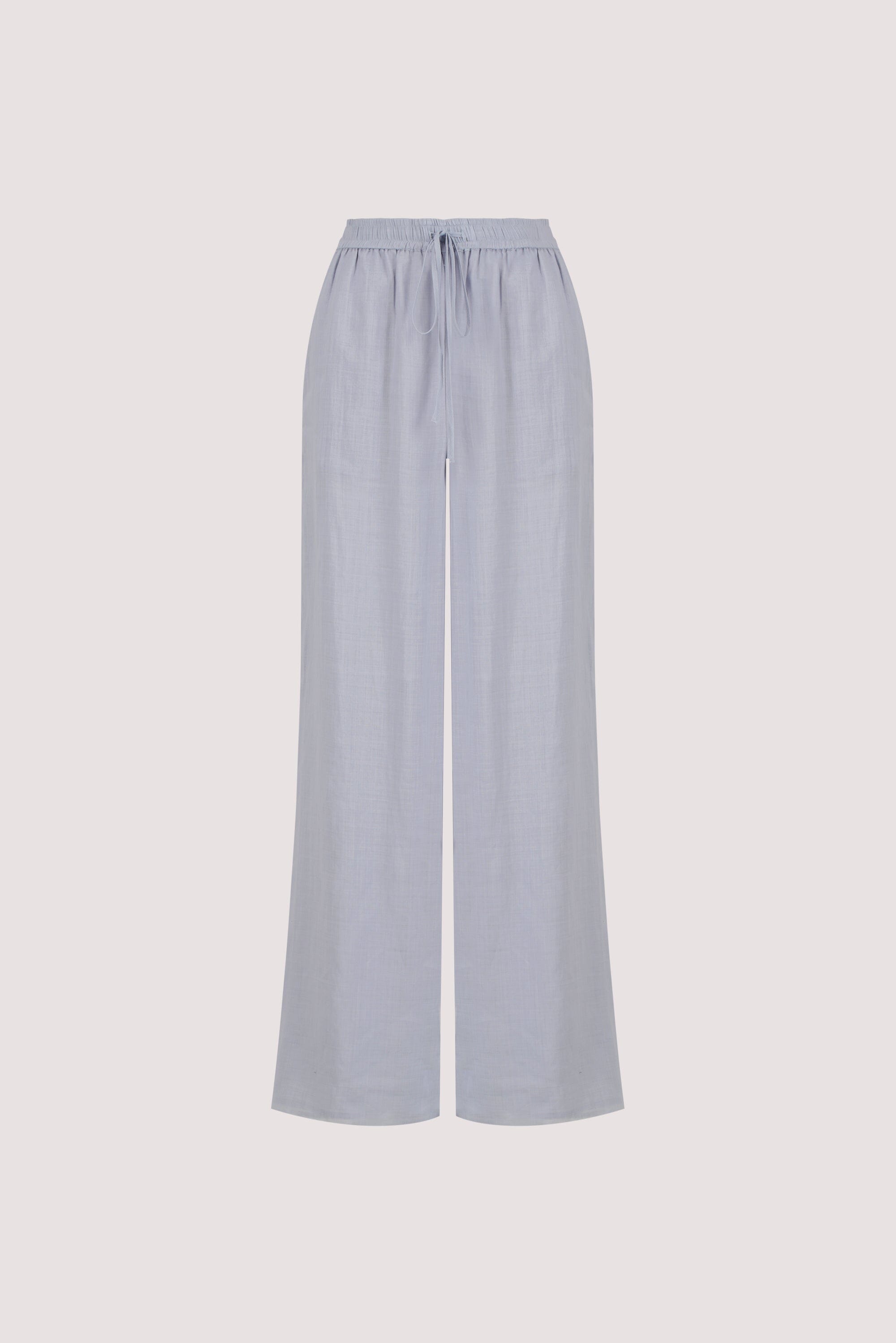 GINNY DUSTY BLUE RAMIE PANT