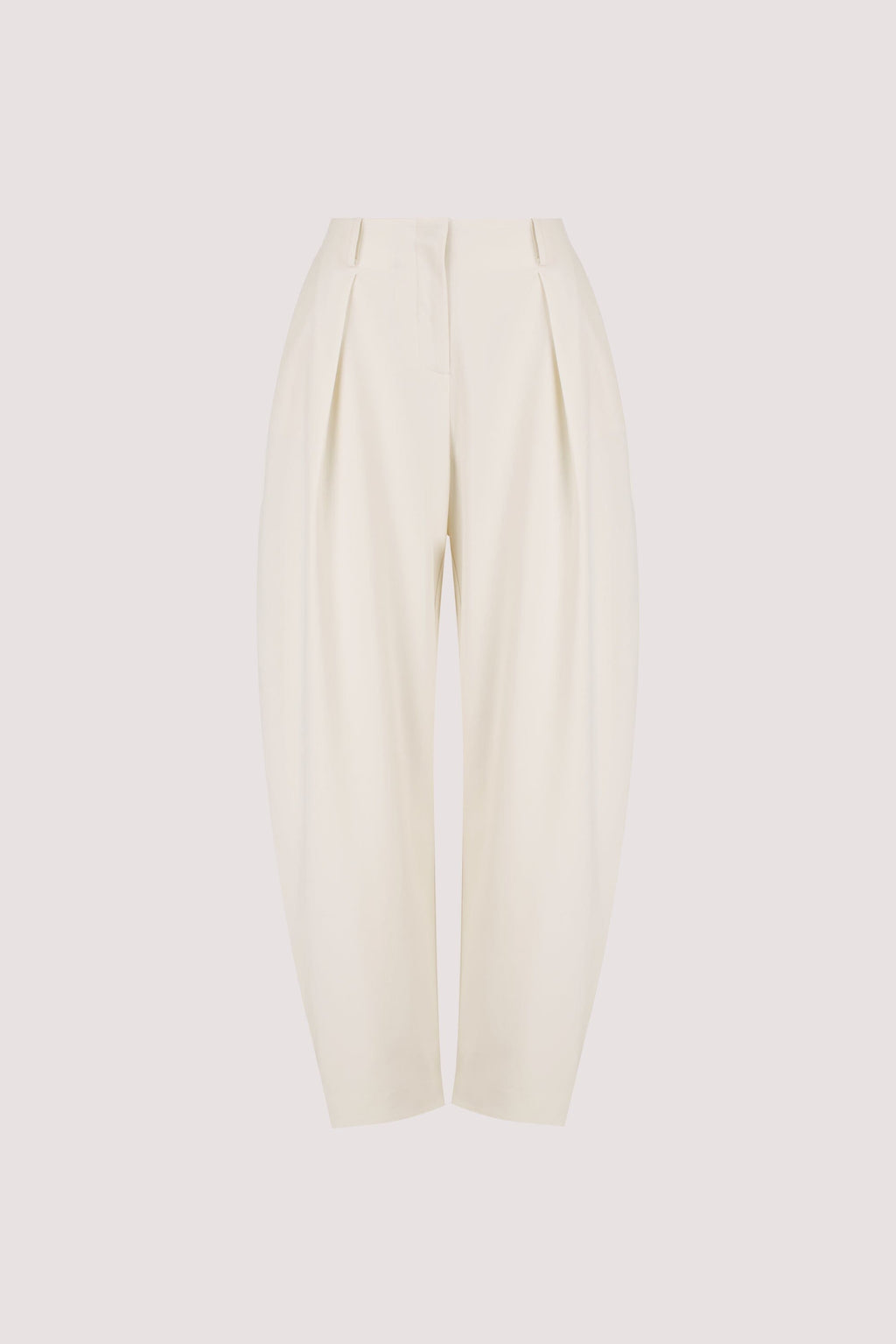 ROMY CREAM BARREL LEG TAILORED PANT