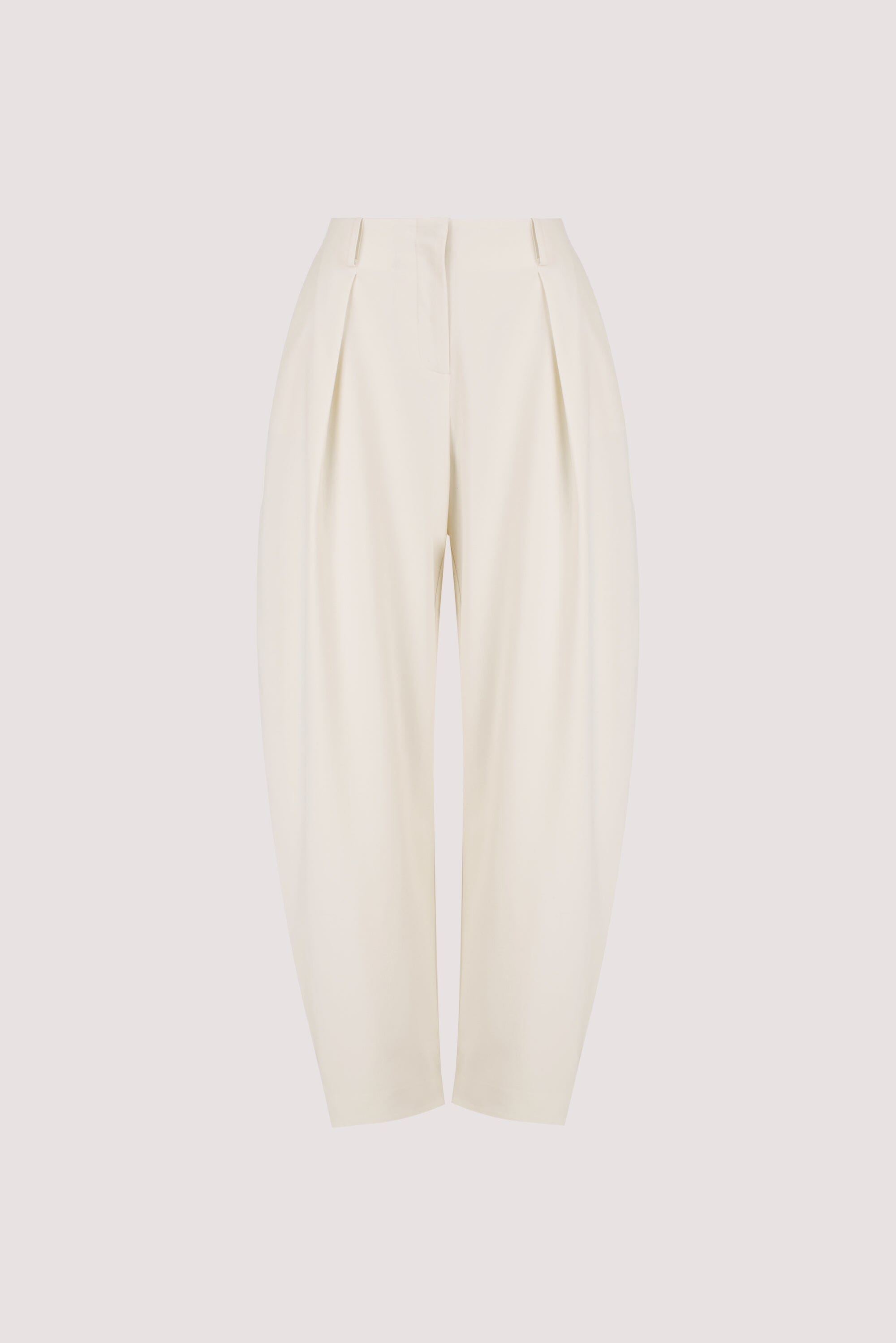 ROMY CREAM BARREL LEG TAILORED PANT