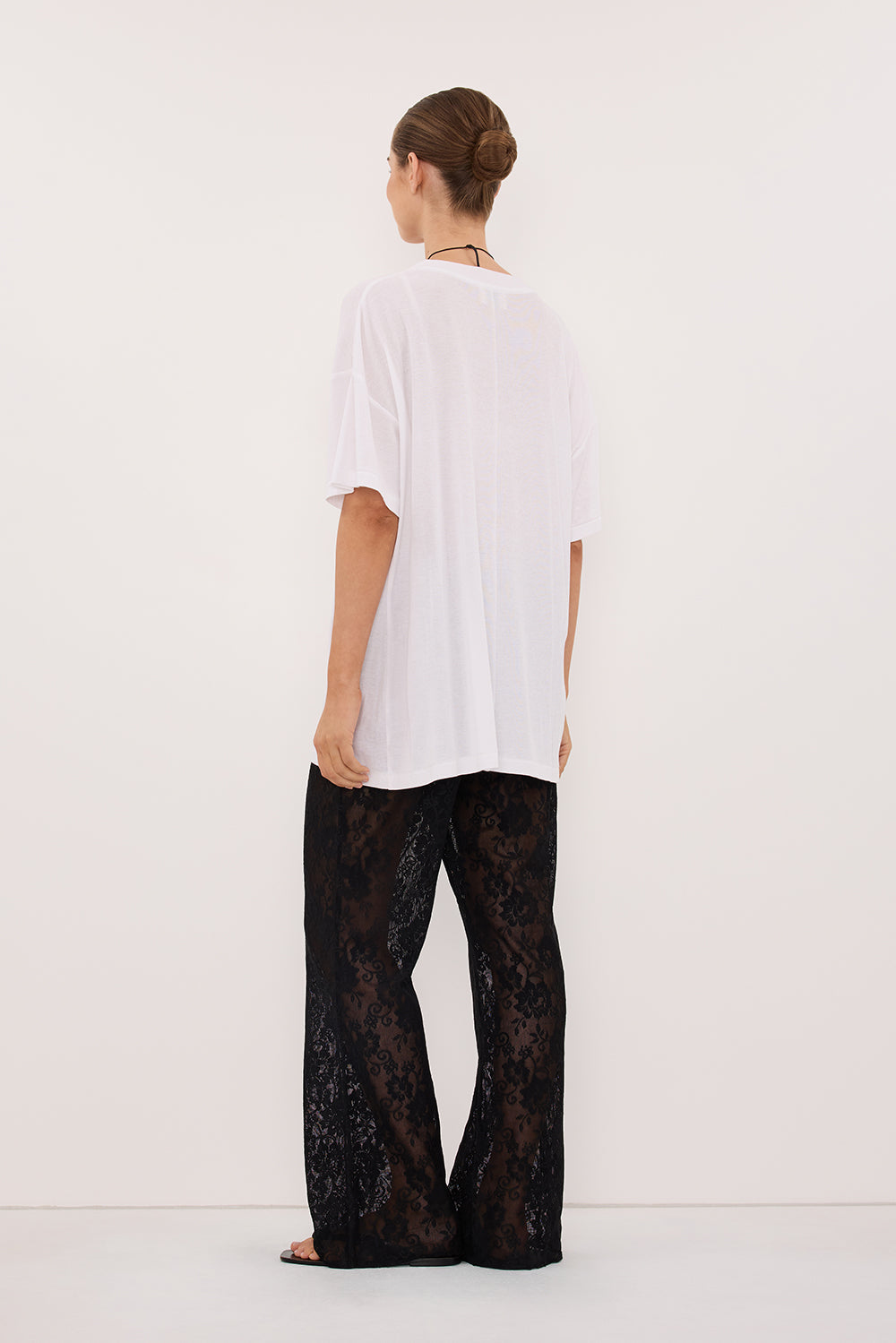 ANYA BLACK LACE PANT