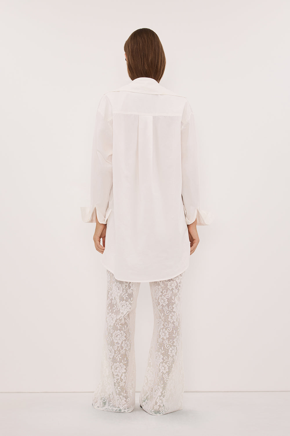 ANYA WHITE LACE PANT