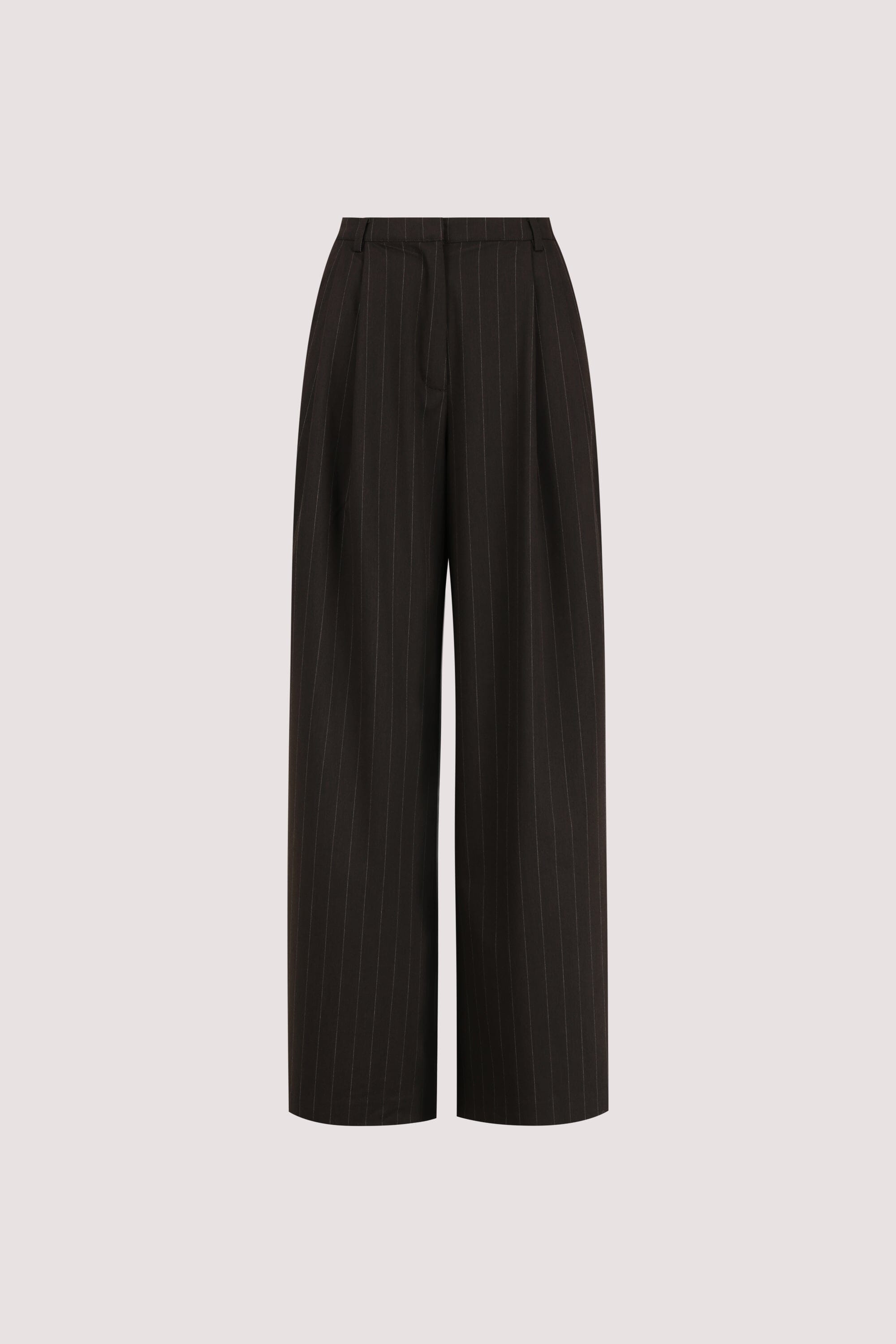 SIAN PEAT CHOC TAILORED WIDE PANT
