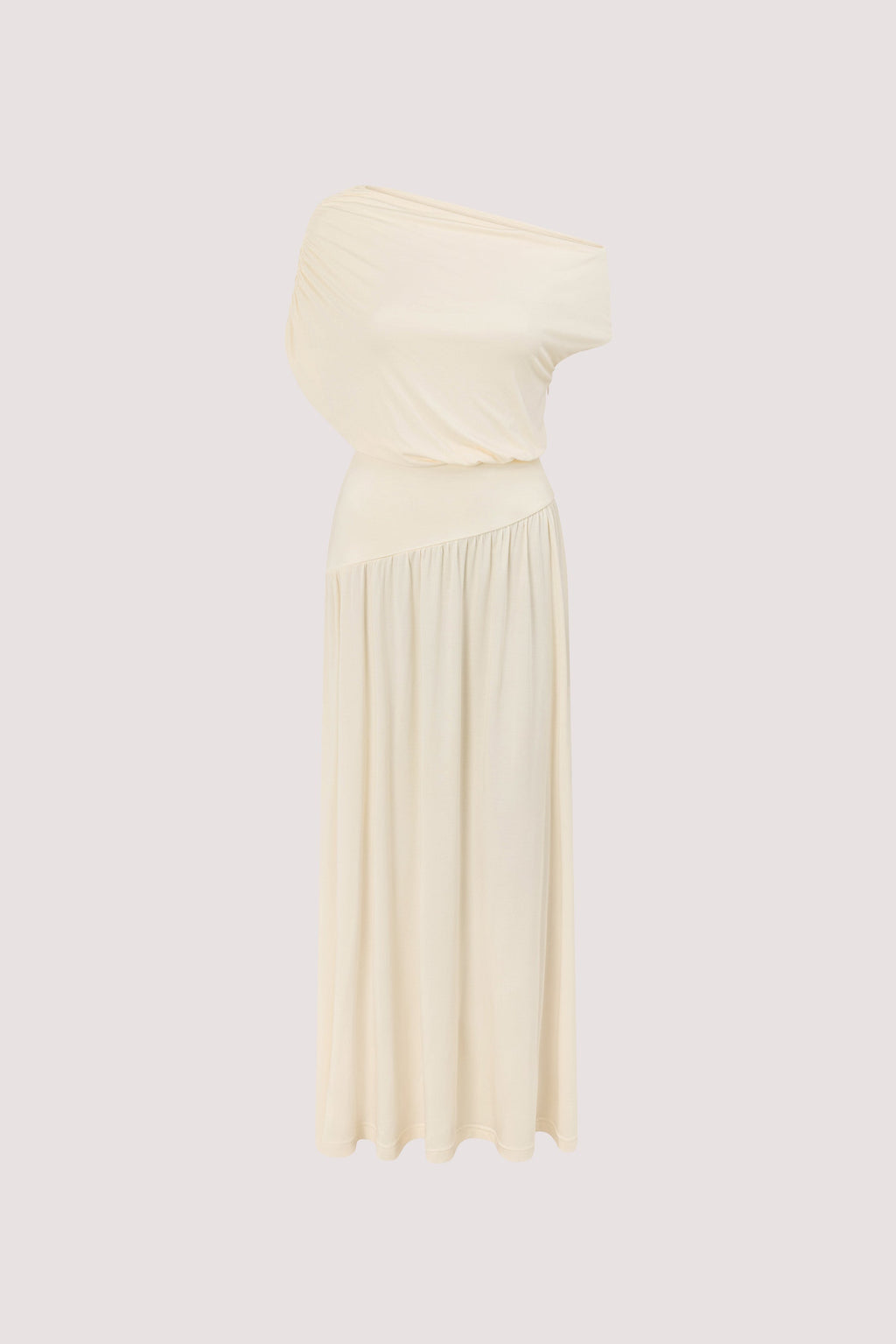 ELSIE BUTTER MODAL ASYM MAXI DRESS