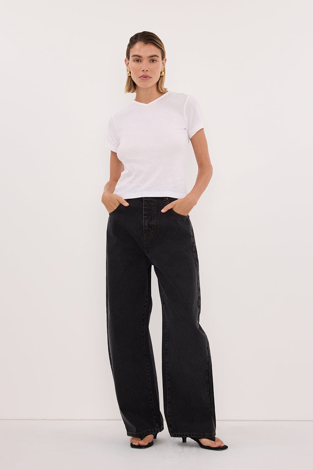 FRANK BLACK RINSE RELAXED JEAN