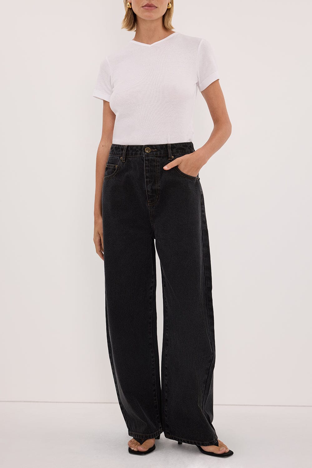 FRANK BLACK RINSE RELAXED JEAN