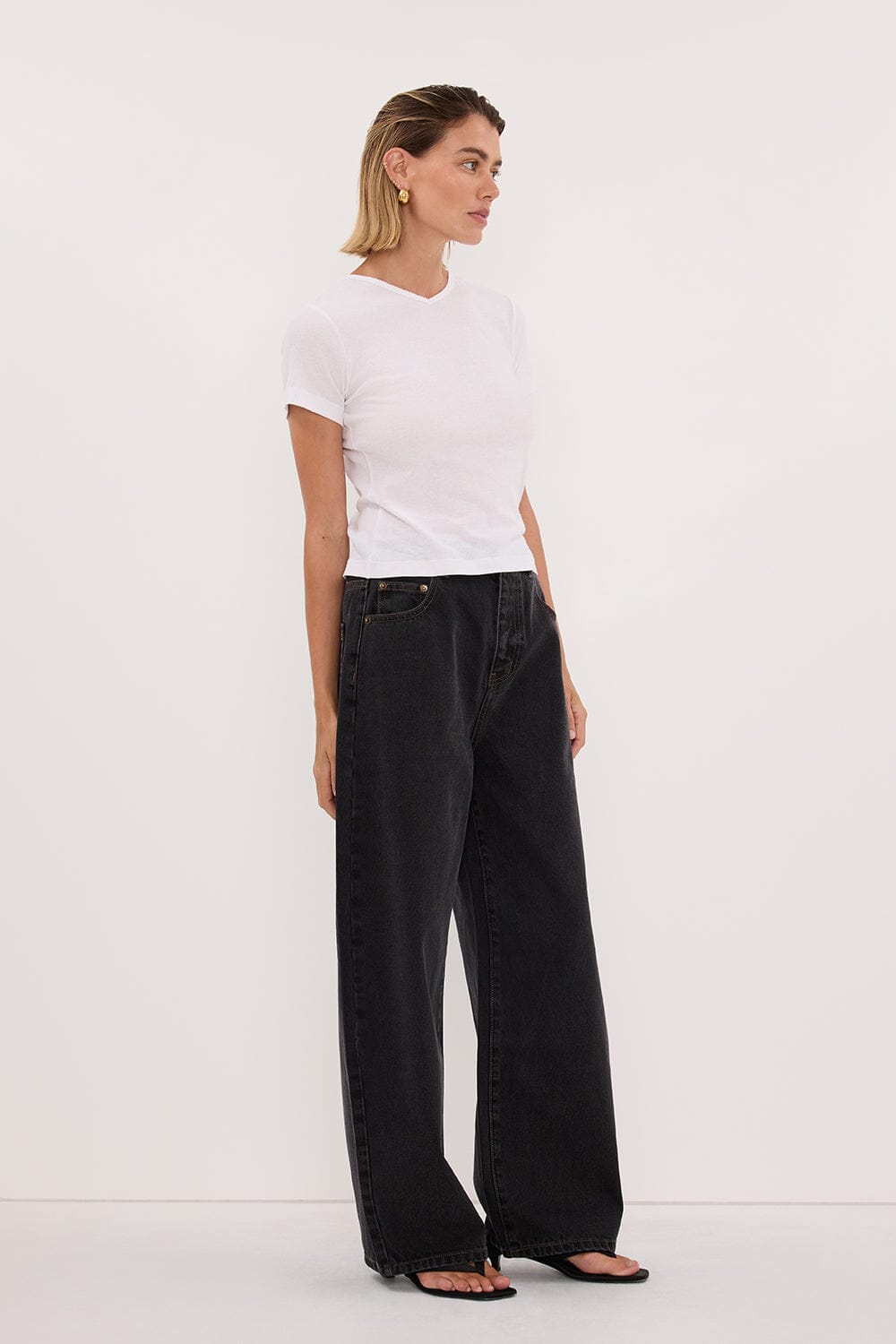 FRANK BLACK RINSE RELAXED JEAN
