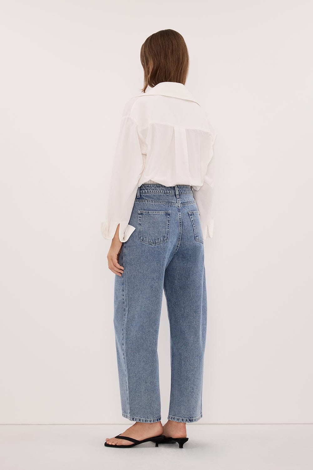 FRANK MID BLUE RELAXED JEAN