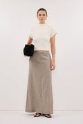 DELLA OFF WHITE KNIT TOP