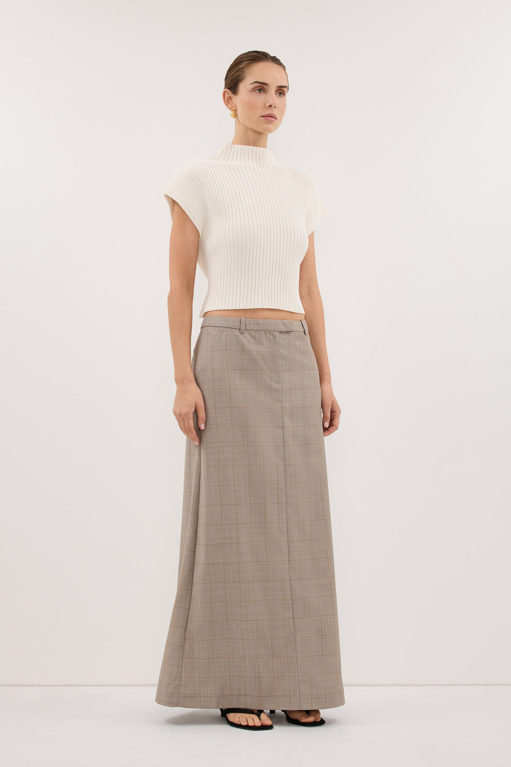 DELLA OFF WHITE KNIT TOP