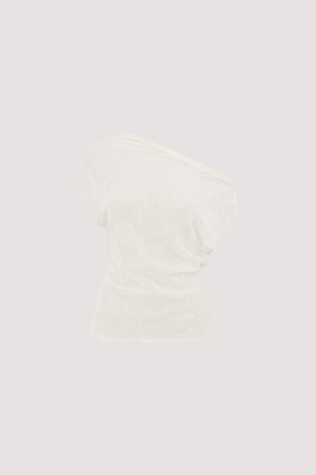 DELIA OFF WHITE LACE OFF SHOULDER TOP