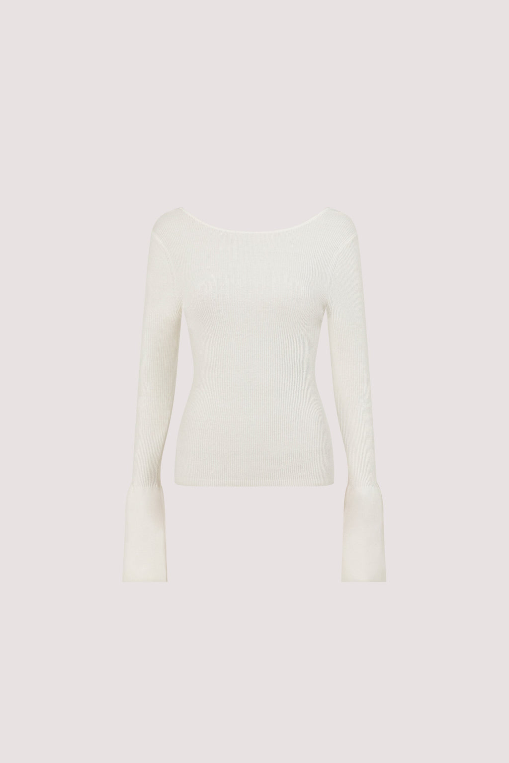 VARA OFF WHITE LONG SLEEVE KNIT TOP