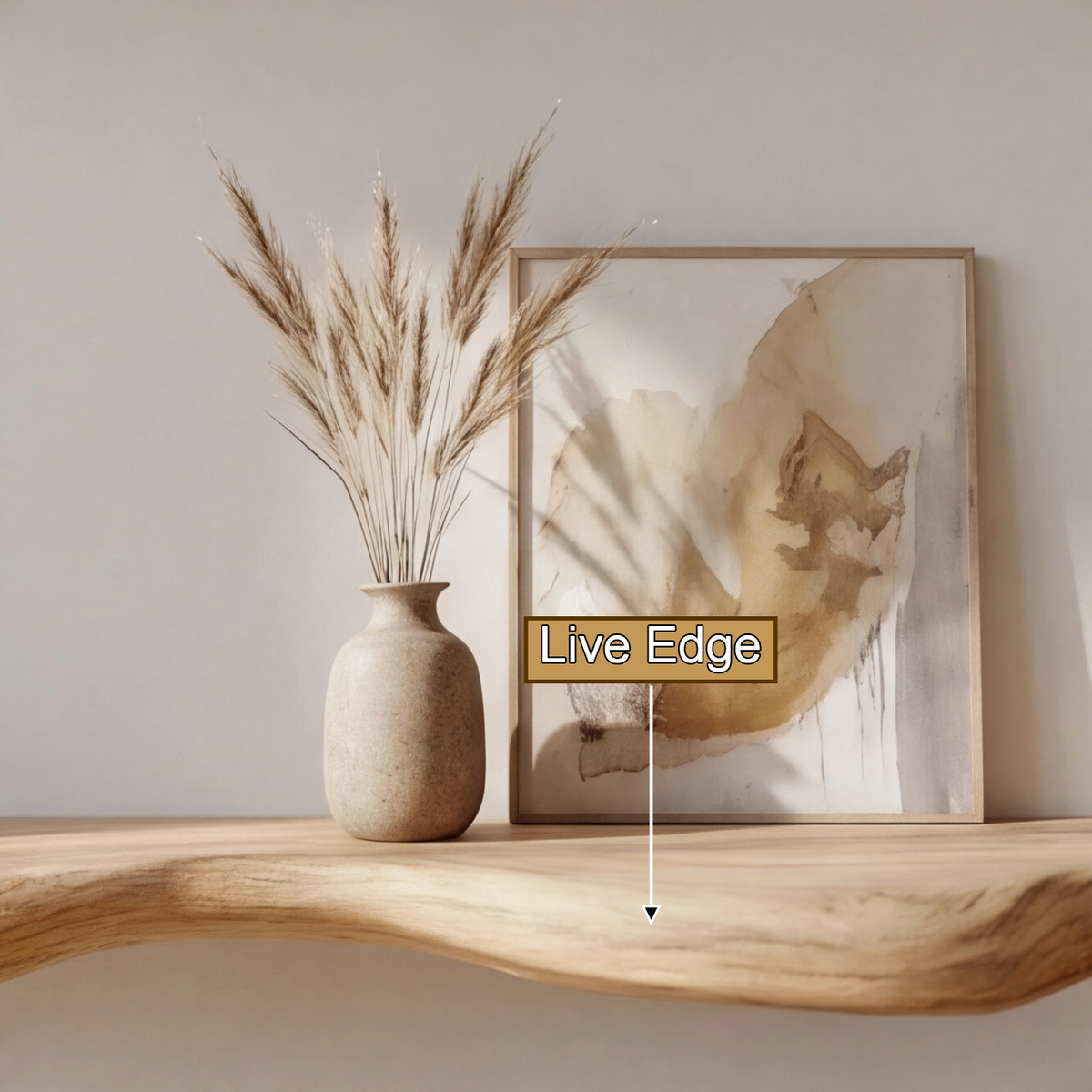 Sculpted Solid Wood Tree Bookshelf with Wall-Spanning Branch Shelves - view 4