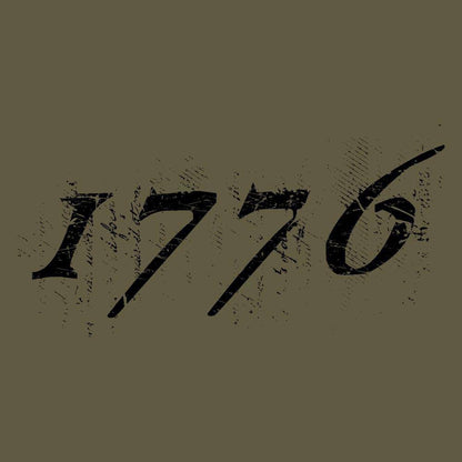 1776 Flag - Military Green