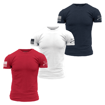 Basic T-Shirts - Patriot Pack - 3 Pack