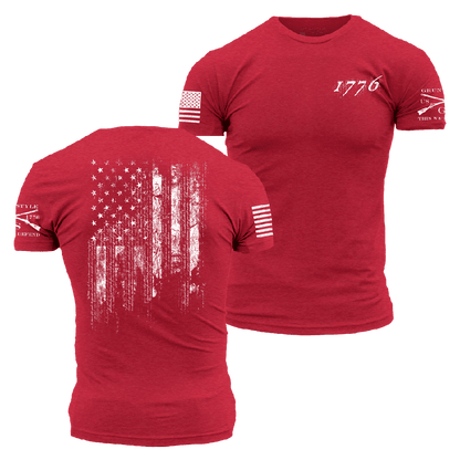 1776 Flag T-Shirt - Red