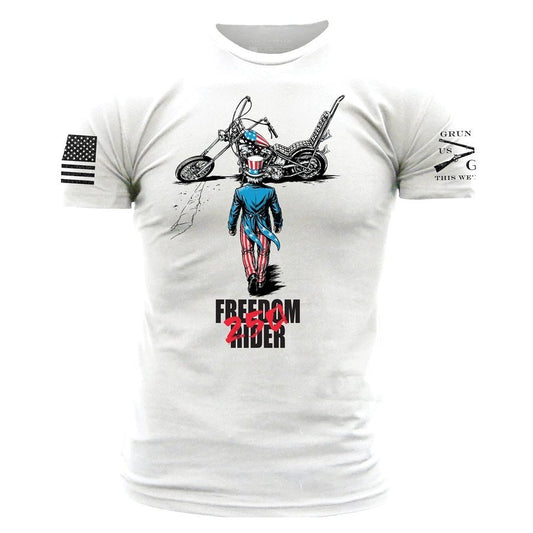 250 Freedom Rider T-Shirt - White