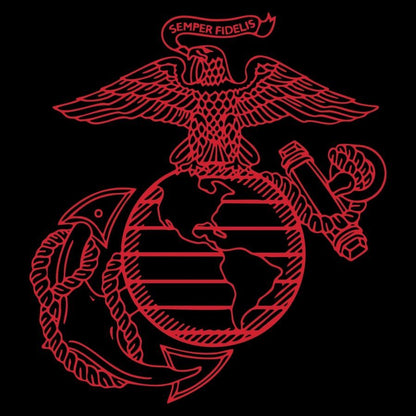 USMC - First To Fight T-Shirt - Black