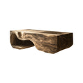 Sculpted Solid Wood Floating Bathroom Vanity with Drawer in Natural Oak finish