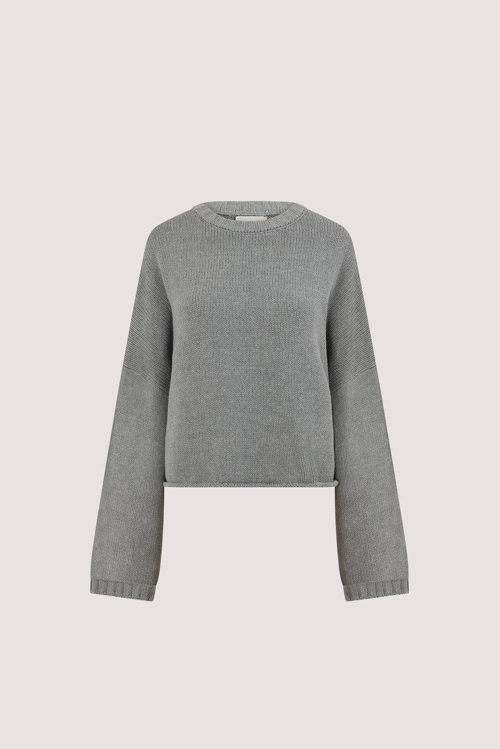 BAY GREY MARLE KNIT JUMPER
