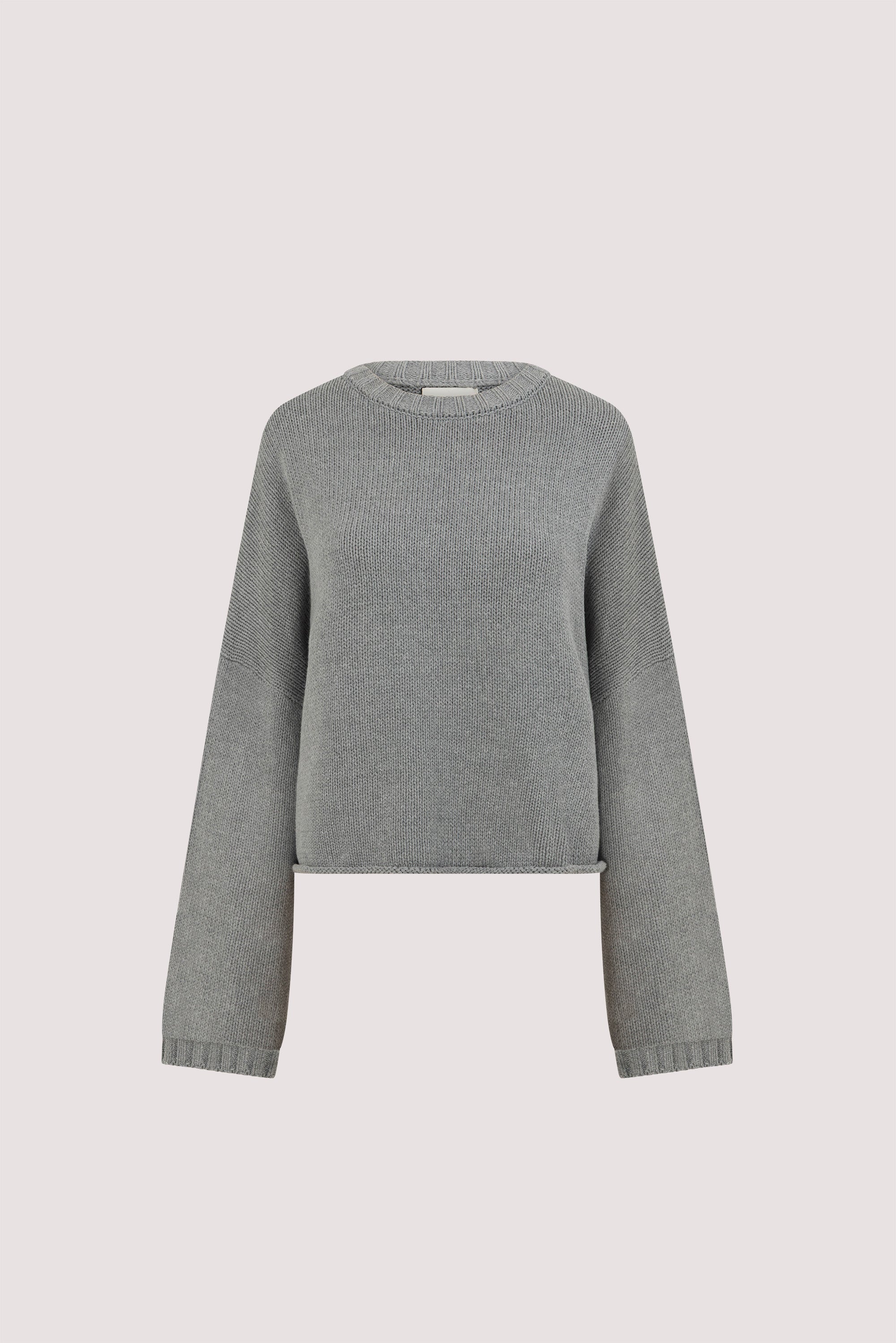 BAY GREY MARLE KNIT JUMPER