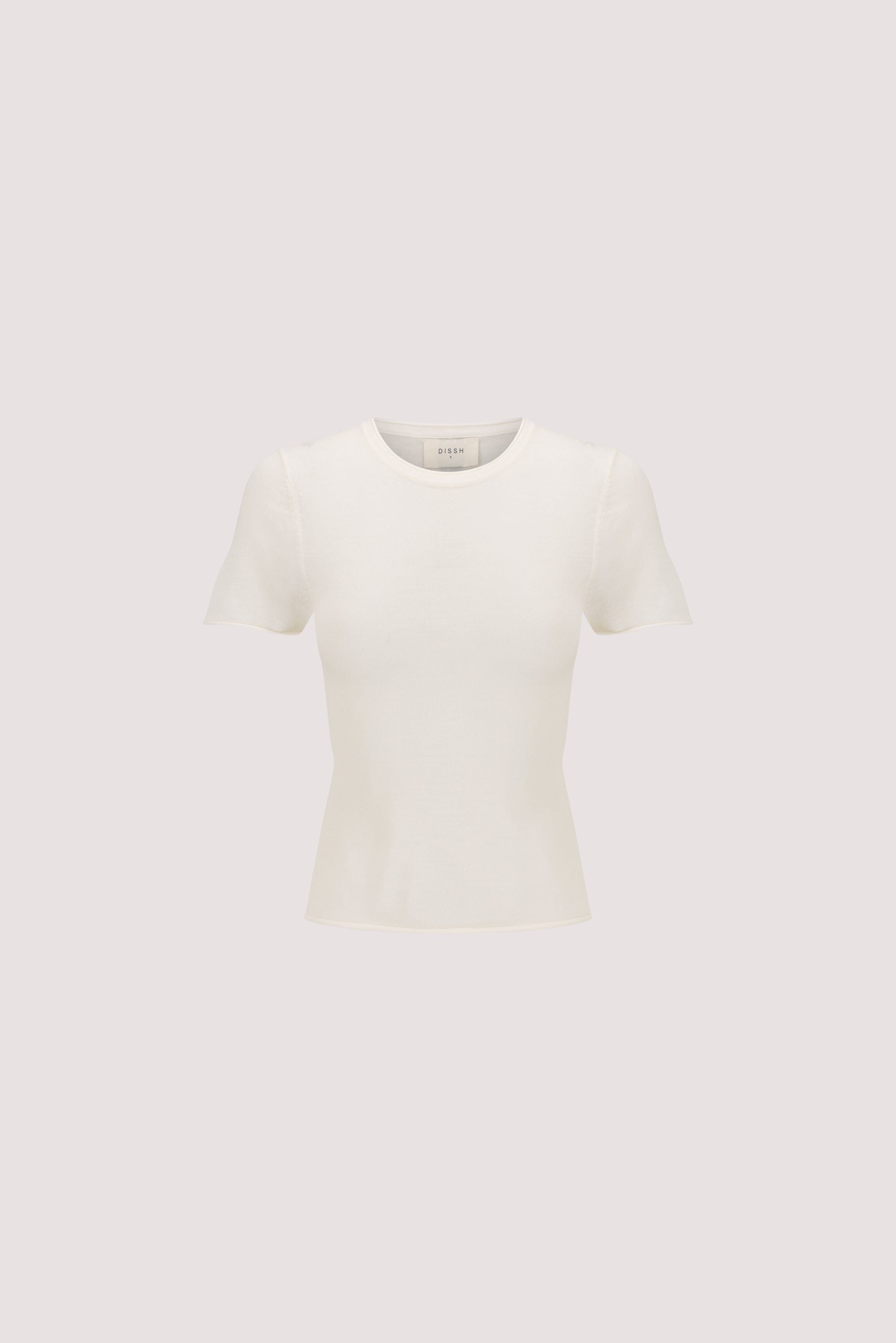 DUKE OFF WHITE MERINO KNIT BABY TEE