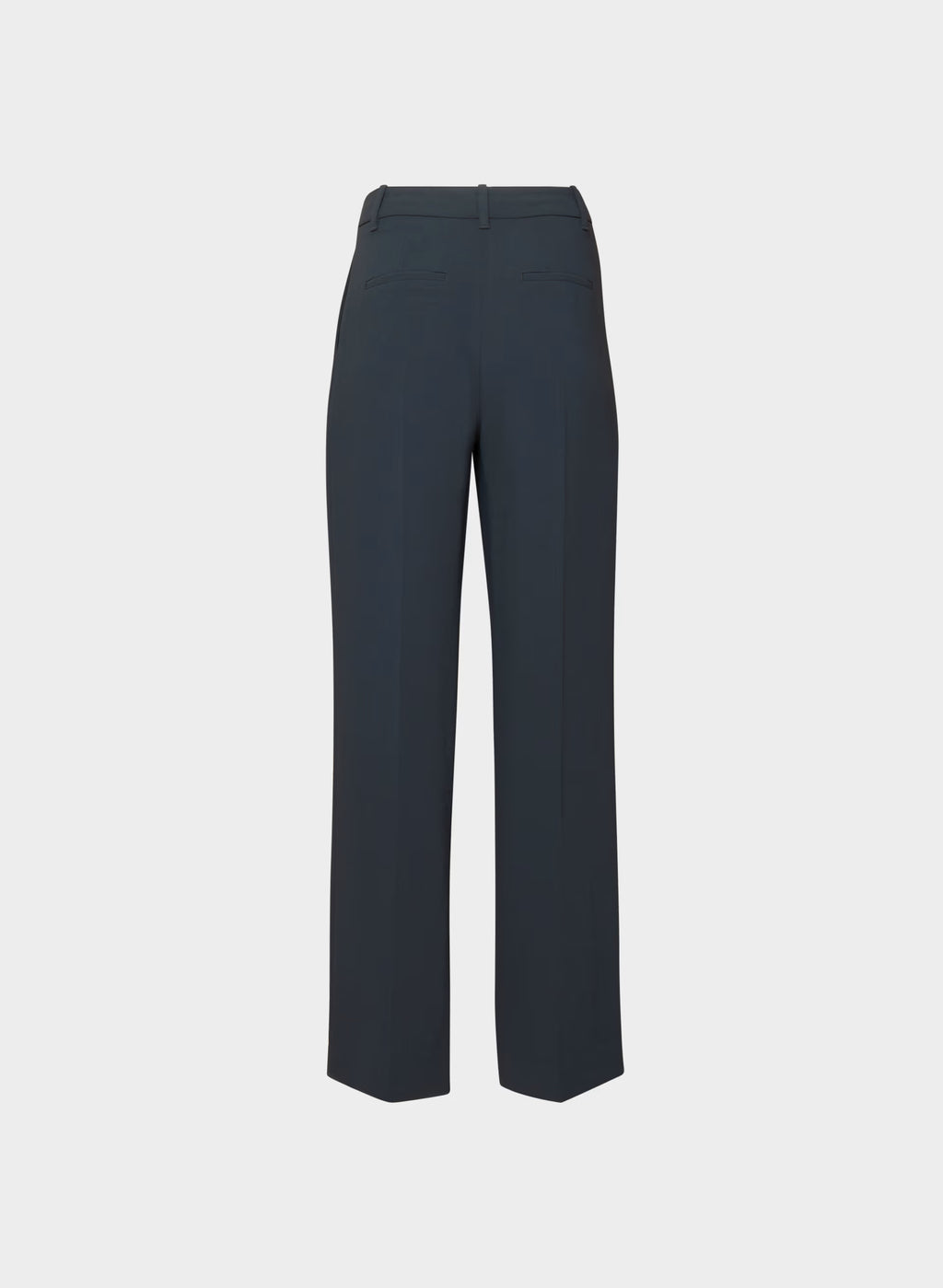 High-Rise Wide-Leg Crepe Trousers - Sand