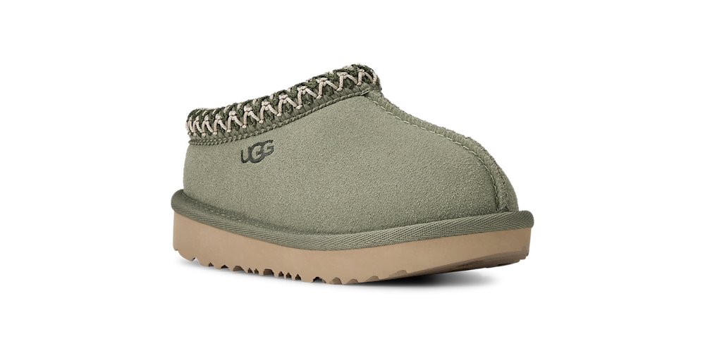 Toddler Suede Slip-On Slipper - Black