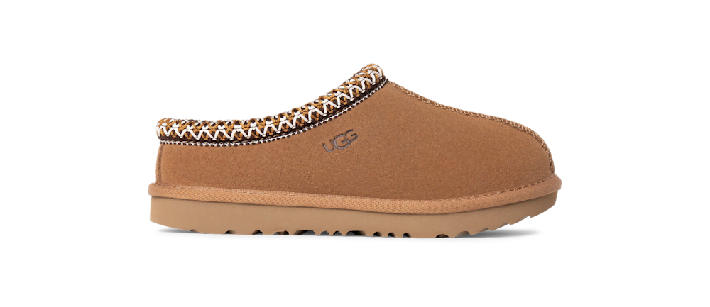 Kids' Suede Slip-On Slipper - Chestnut