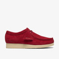 Men's Suede Moc Toe Lace-Up Shoe - Red