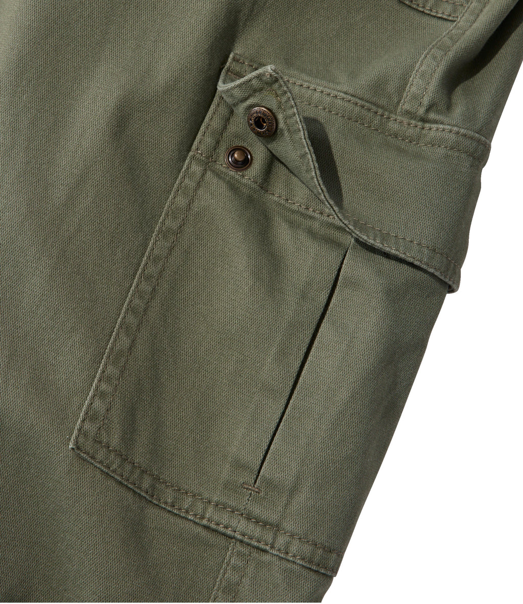 Women's Mid-Rise Stretch Cargo Pants - Olive