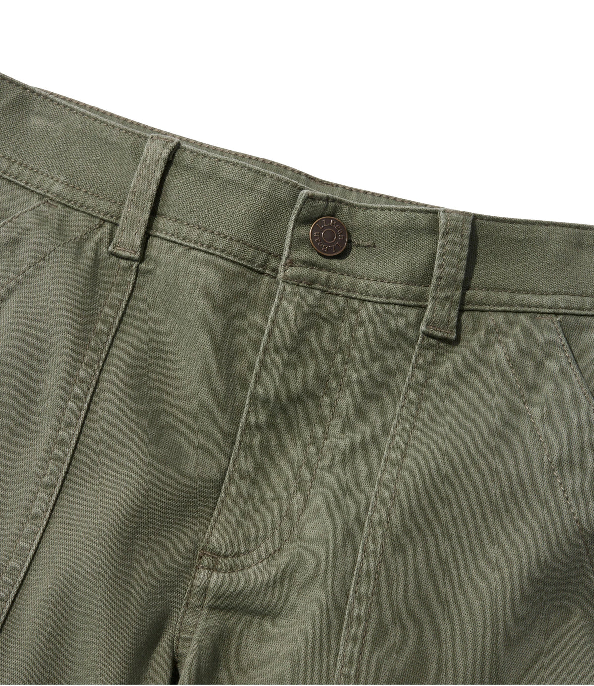 Women's Mid-Rise Stretch Cargo Pants - Olive