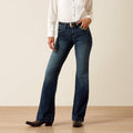Women's Mid-Rise Stretch Trouser Jeans - Blue