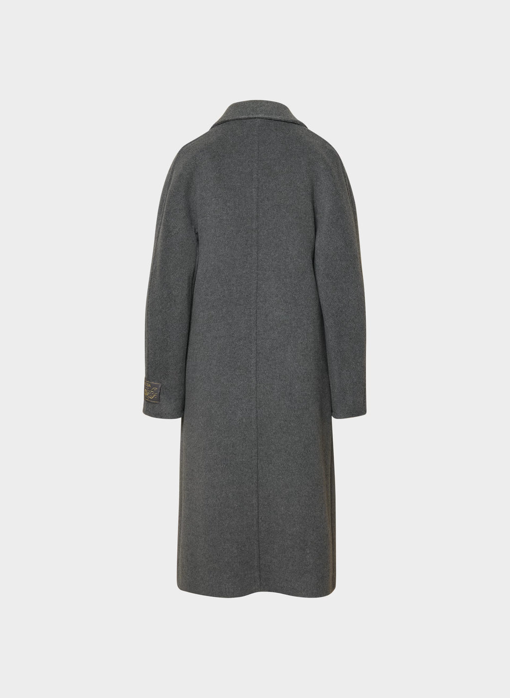 Double-Breasted Wool Cashmere Coat - Herringbone