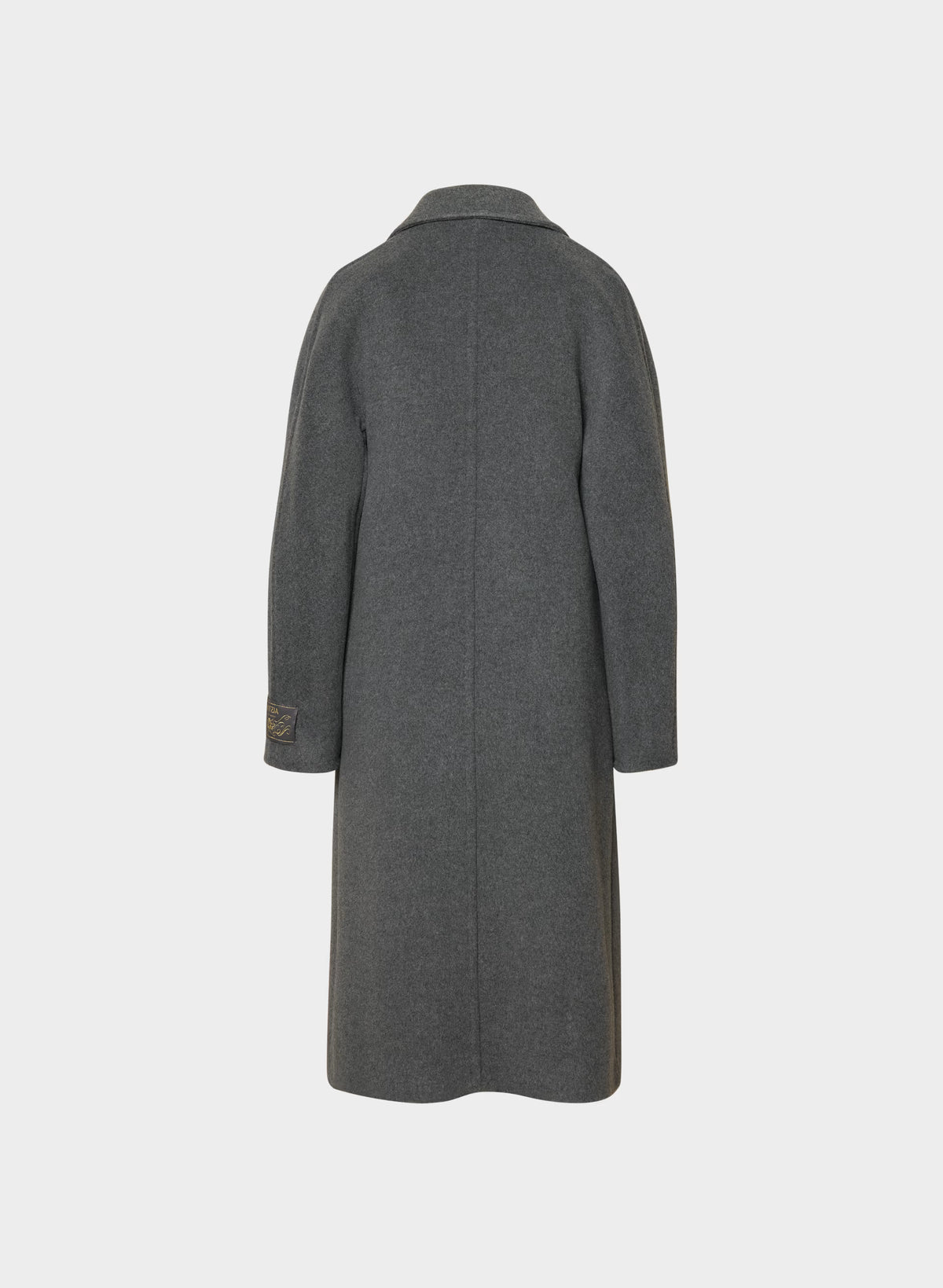 Double-Breasted Wool Cashmere Coat - Herringbone