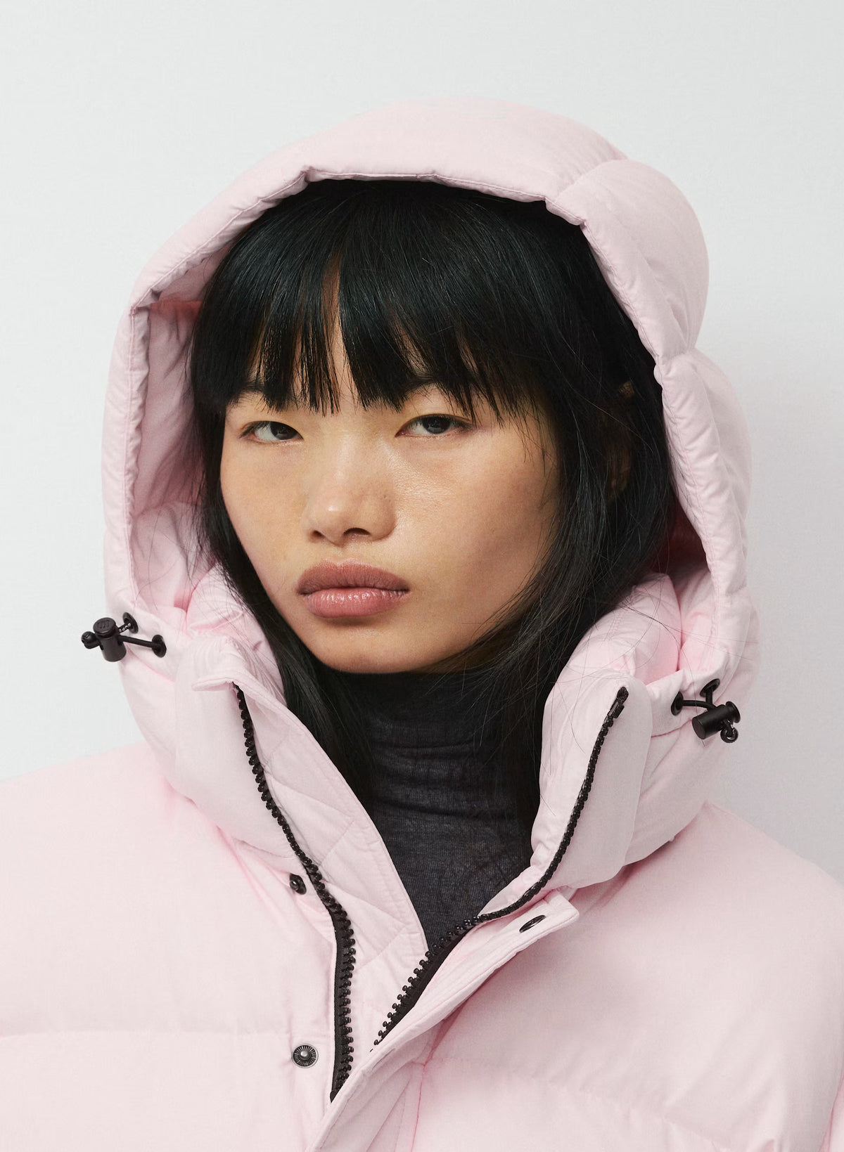 Long Down Puffer Jacket - Blue
